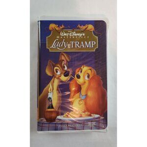 Lady And The Tramp VHS Tape - Fully Restored - Walt Disney Masterpiece